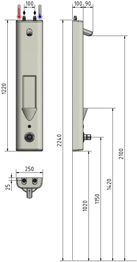 FLAIR 4 SIP BPS Avo - 24V DC