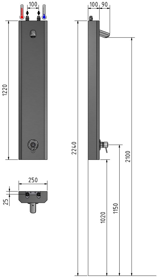 FLAIR 3 D BE Avh - 24V/DC
